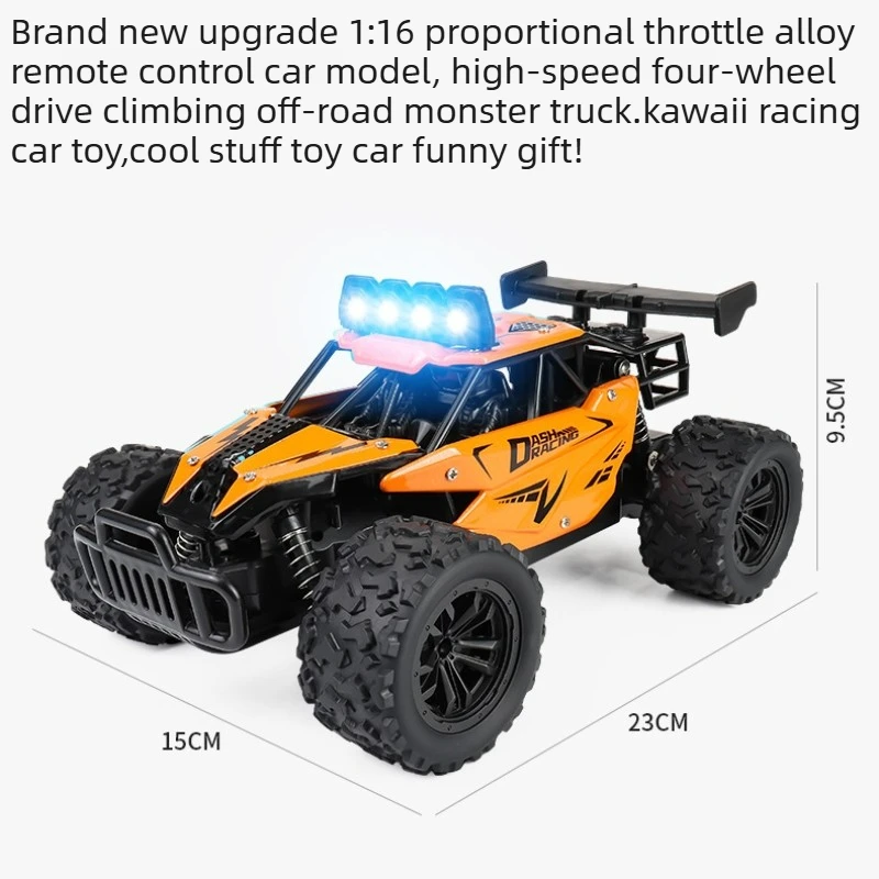 Cool Stuff Toy Car Funny Gift-1:16 High-speed 4WD Rc Truck,Climb Off-road Rc Cars,Remote Control Car,Monster Truck,Toys for Boys
