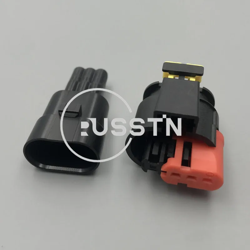 

1 Set 3 Hole Waterproof Auto Connector Sealed Sensor Socket Starter Fuel Diesel Injector Ignition Coil Plug 284425-1 284426-1