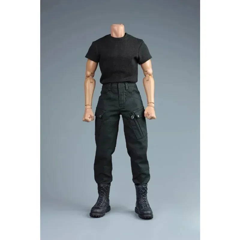 متوفر في المخزون 1/6 مقياس القتال تي شيرت السراويل السراويل العسكرية الجندي الملابس نموذج ل 12 ''عمل أرقام الجسم التبعي #3