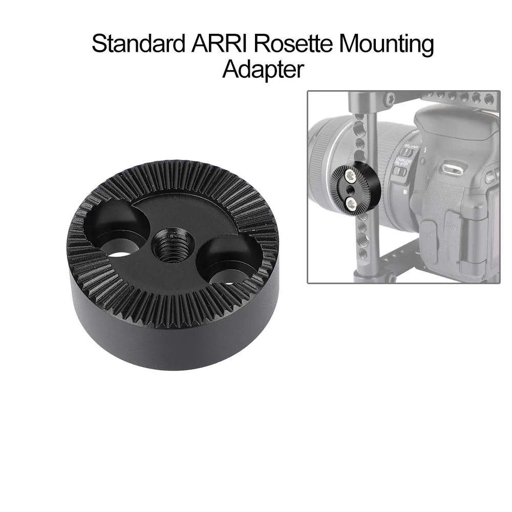 CAMVATE Standard ARRI Rosette Mounting Adapter With M6 Female Thread For Camera Cage Handgrips Accessories