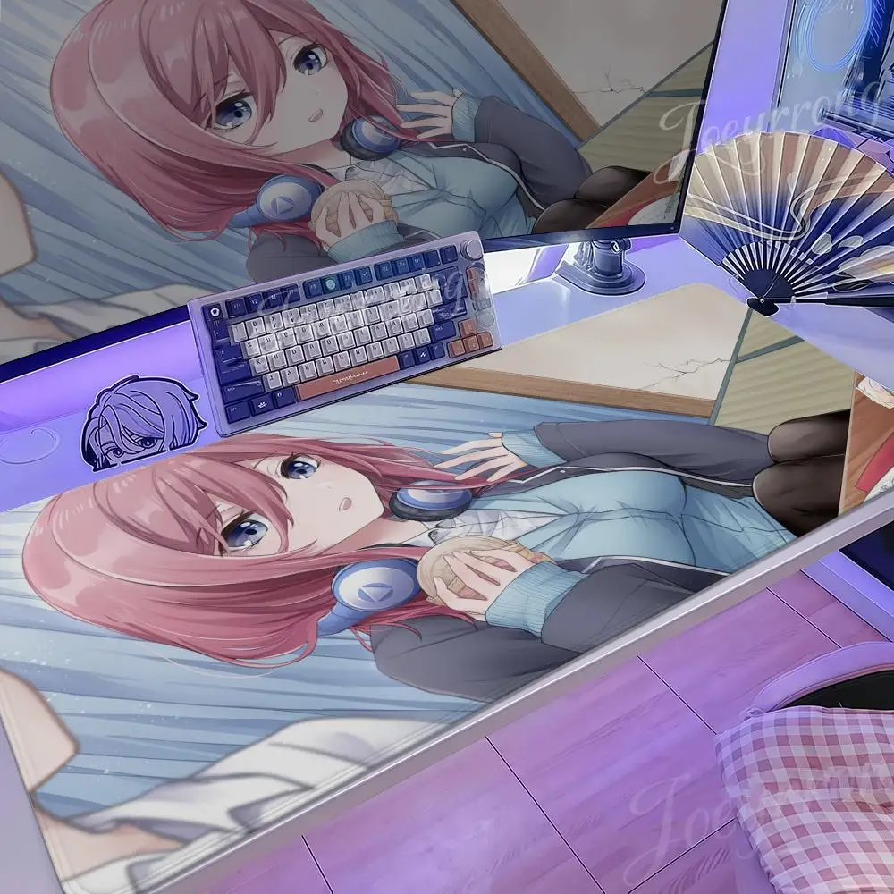 

Mouse Pad Hot Anime 1000x500 Taro XXL Large Gaming Non-slip Office Keyboard Mats Desk Mat The Quintessential Quintuplets