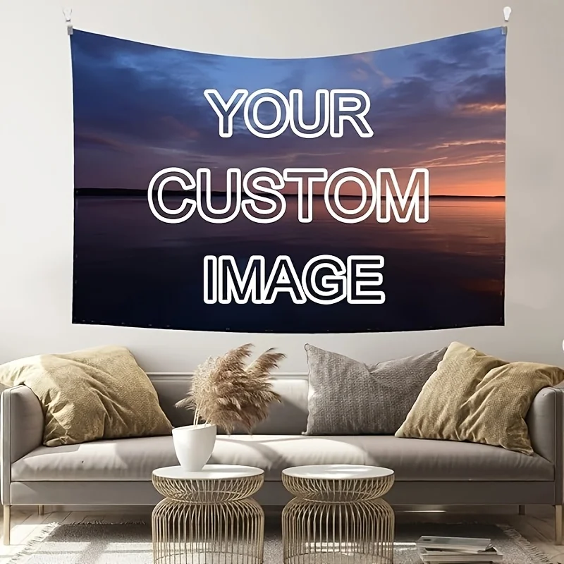 Tapiz Personalizado  1 Pieza - Colgante  Pared con Foto y Diseño  Paisaje al Atarcer, Material Suave  Peluche, Ial para Decoraci