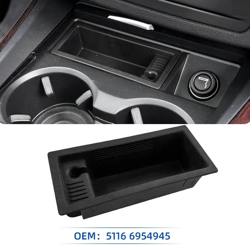 Car Center Console Insert Ashtray for X5 E70/for X5 E70 LCI/for X6 E71/for X6 E72 Hybrid 51166954945