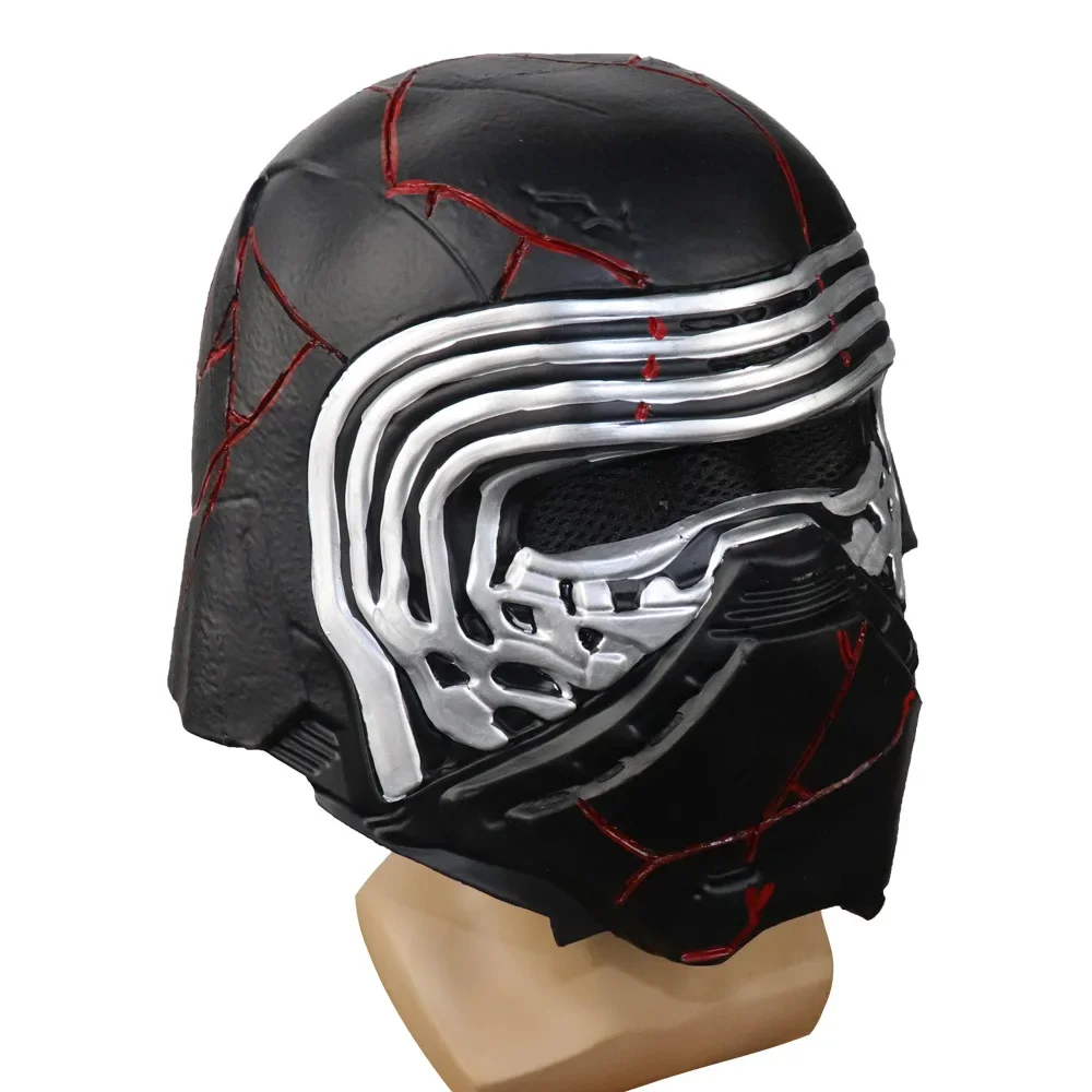 Anime Kylo Ren Helmet Cosplay The Rise of Skywalker Mask Props Helmets Masks Carnival Party Prop