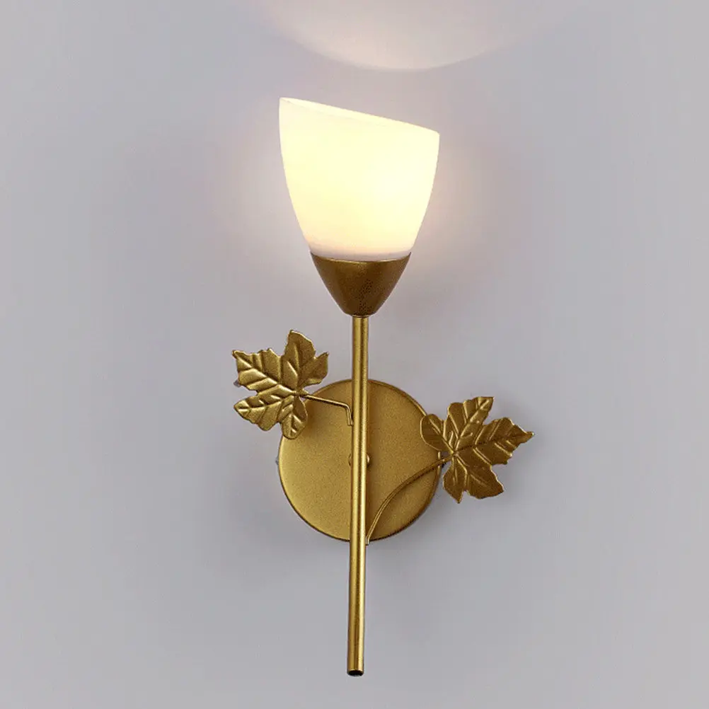 

1Pcs Nordic Style Iron Wall Lamp LED Flower Shape Wall Light for Bedroom Corridor Stairs Garden Home Decor Bedside Night Light