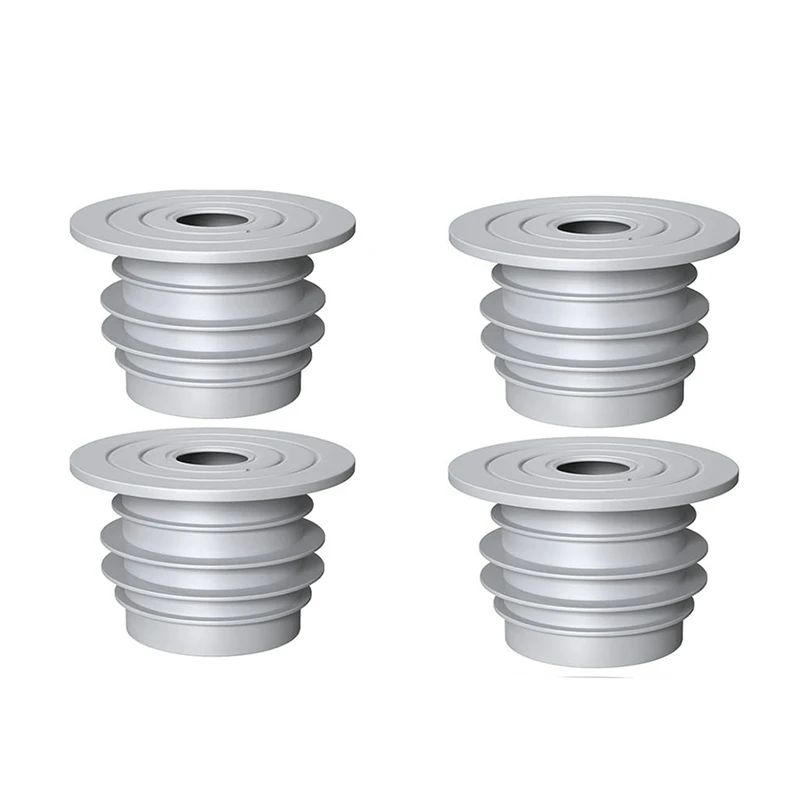 4PCS Floor Drain Sewer Deodorant Cover, 18-35Mm Silicone Anti-Odor Washing Machine Drain Pipe Seal, Ring Sealing Cover