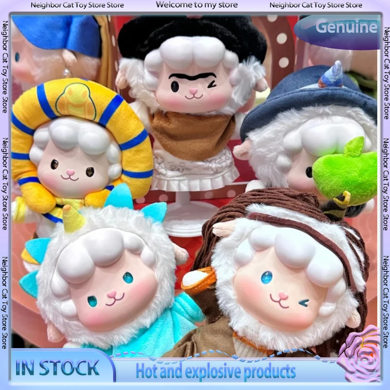 

Новинка в наличии Toptoy Roll Sheep Art Journey Series слепая коробка из натурального винила, плюша, модная игровая милая кукла, сумка, подвеска, подарок на день рождения