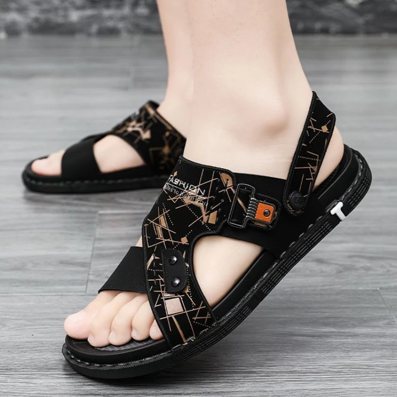 

Мужские сандалии с открытым носком, мягкие и платформой, оптовая продажа, пляжная распродажа, оригинальная дешевая мужская обувь с номером 41, предложение