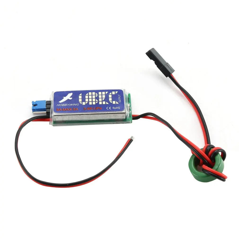 2-6s Lipo RC UBEC 3A Max 5A Lowest RF Noise BEC for HOBBYWING RC Car Airplane LED Receiver Racing drone