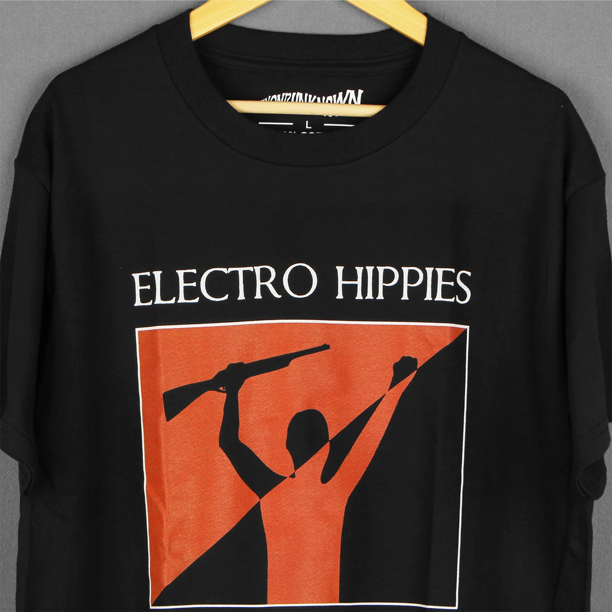 Electro Hippies T-Shirt The Only Good Punk Is A Dead One Crust Grindcore Extreme Noise Terror Men Cotton Tee Shirt