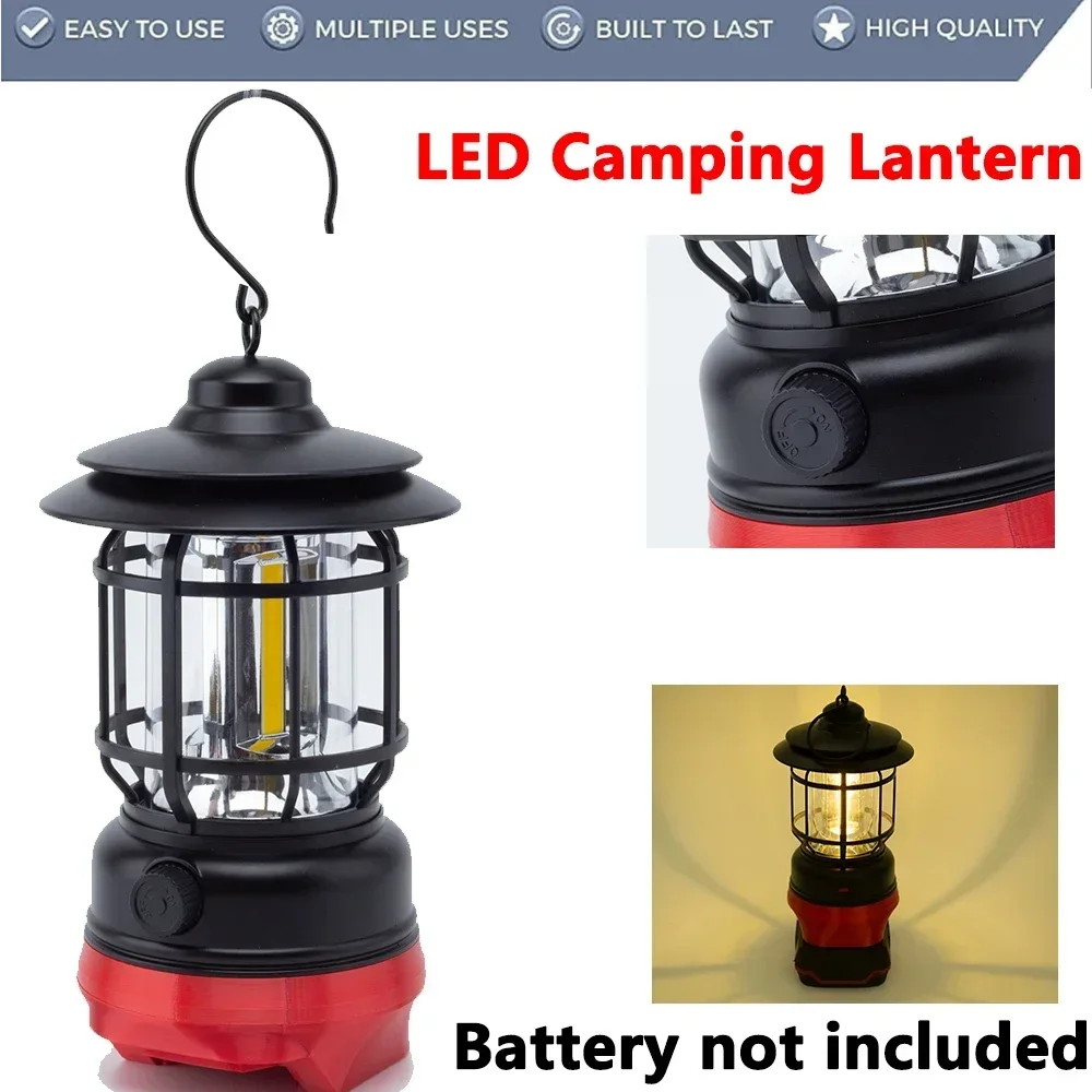 

Portable LED Work Light For Lidl Parkside X20V Team Li-ion Battery Camping Lantern Outdoor Tourist Camping Light (No battery)