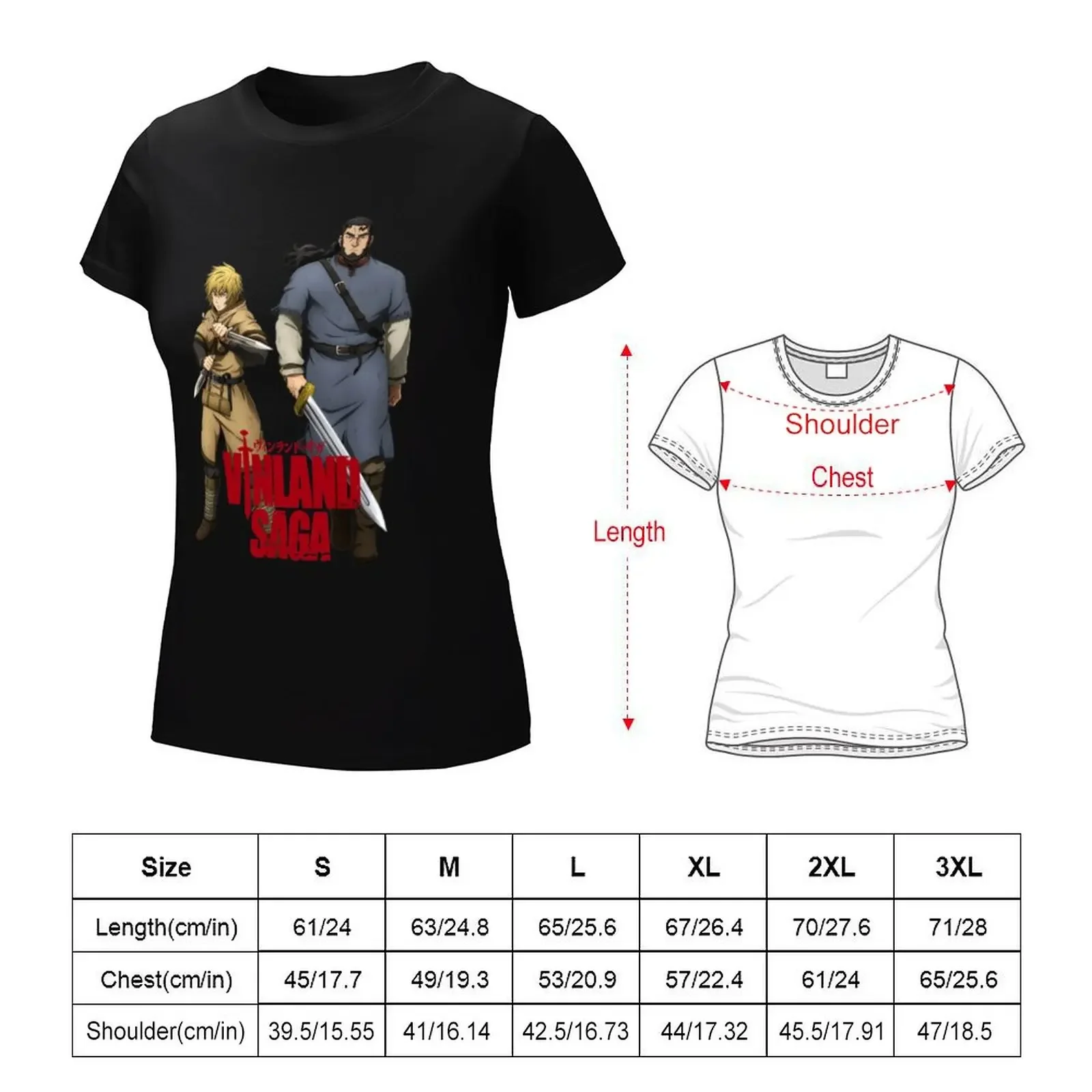 Vinland Saga T-Shirt cute tops aesthetic clothes designer clothes Women luxury