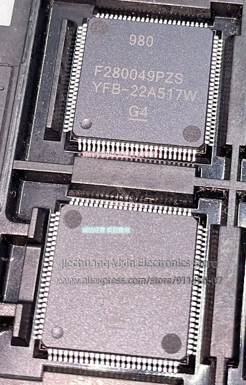 F280049PZS LQFP100 FPU 256KB flash memory 32-bit MCU with 100MHz frequency