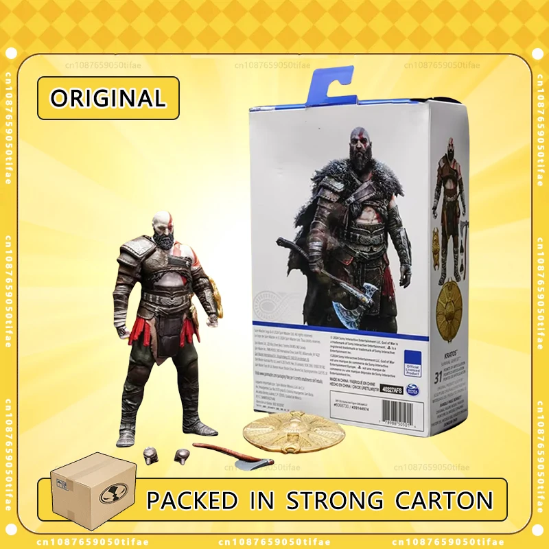 The Shapes Collection God Of War Ragnarok 6'' Action Figures Kratos Atreus Model Kits Original Toys Gift Collection Doll Figura