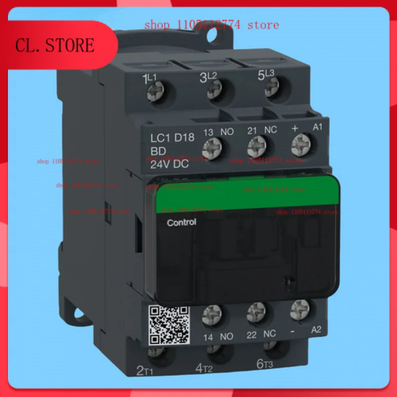 

LC1D18BDC NEW for Schneider Deca contactor AC-3/AC-3e, =440V,18A,24VDC