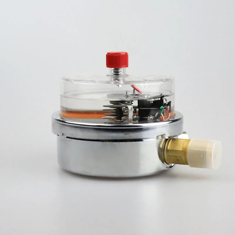 YNXC100 Vibration Resistant Magnetic Assist Electric Contact Pressure Gauge Radial M20*1.5 Thread Contact Rating 30VA
