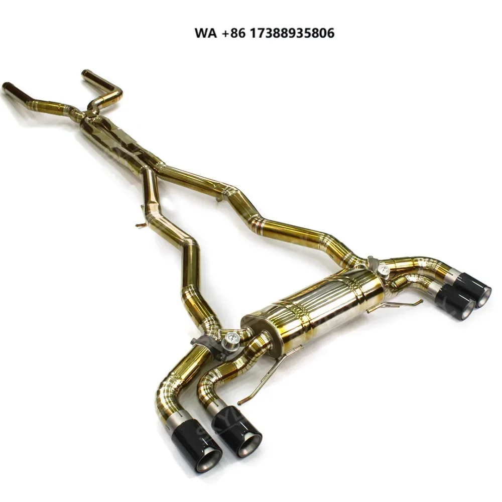 SKYLEY Valvetronic Exhaust M5 F90 4.4T 2018-2023 Exhaust System Carton Box High Performance Catback Titanium 1 Set 3 Years