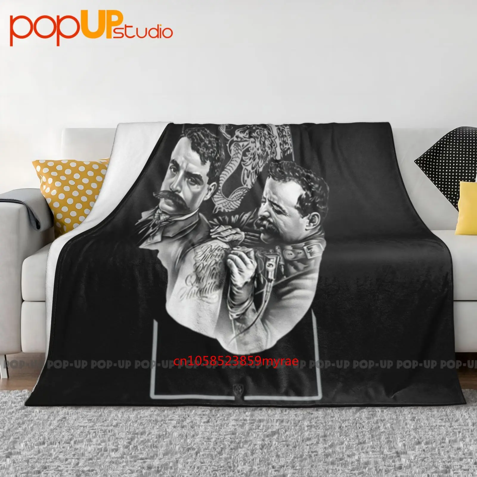 Og Abel Ogabel Villa Zapata Tatuagem Artista Tinta Urbana Cobertor Ultra Macio Colcha Capa de Sofá de Inverno Capas de Cama