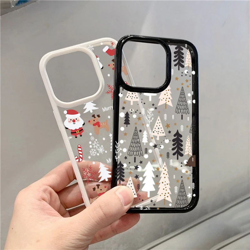 Christmas Tree Santa Claus Phone Case For Samsung Galaxy A06 A16 A36 A56 A55 A54 A35 A34 S26 S25 Plus S24 Ultra S23 FE Cover - view 4