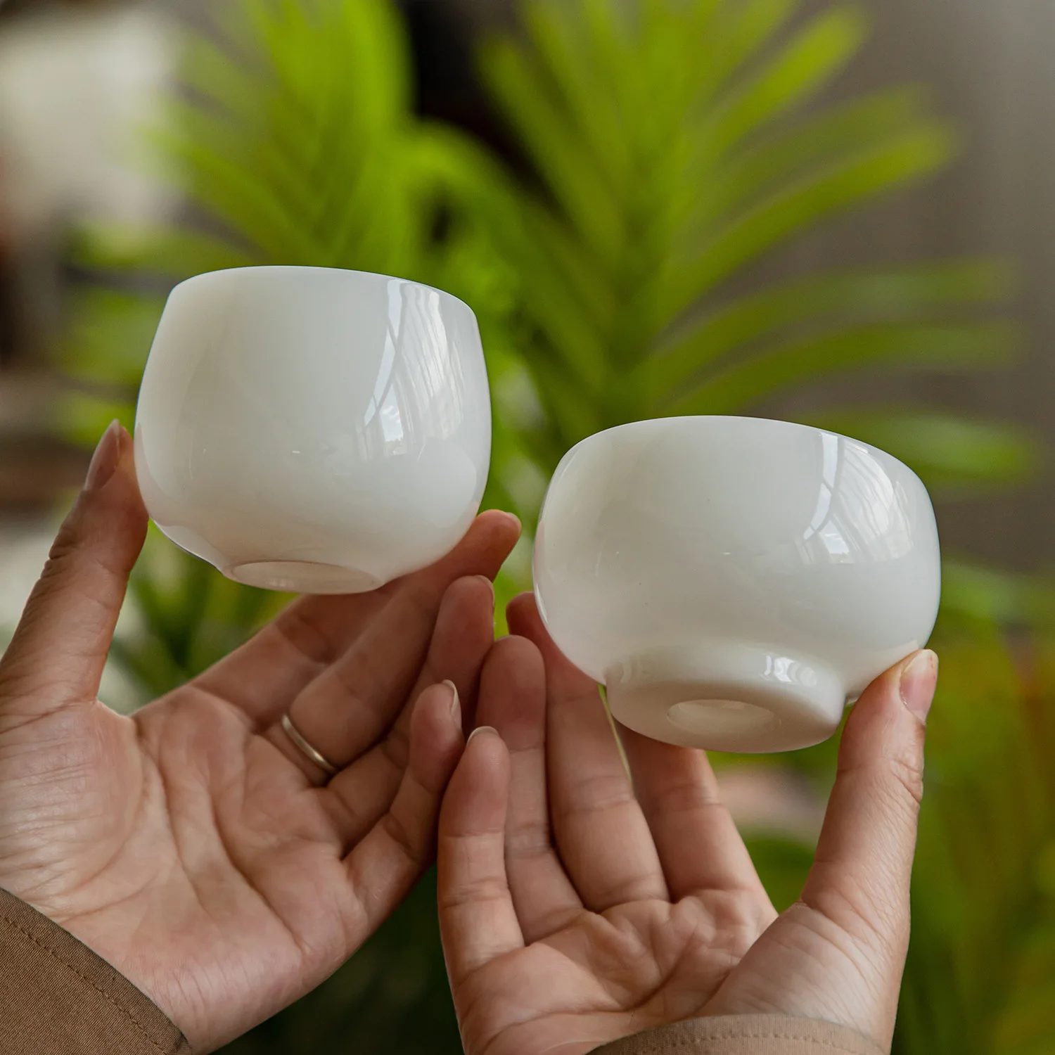Ice Jade Master Cup Mutton Fat Jade Kung Fu Tea Set Tea Cup Personal Single Cup Teacup