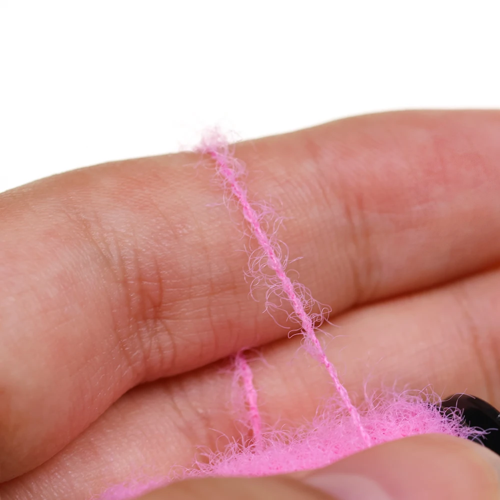 20m/Spool Soft Chenille Ultra Soft&Fluffy Fly Tying Material-Natural Curved Dub Yarn for Nymphs Scuds Streamers Dry/Wet Flies - view 6