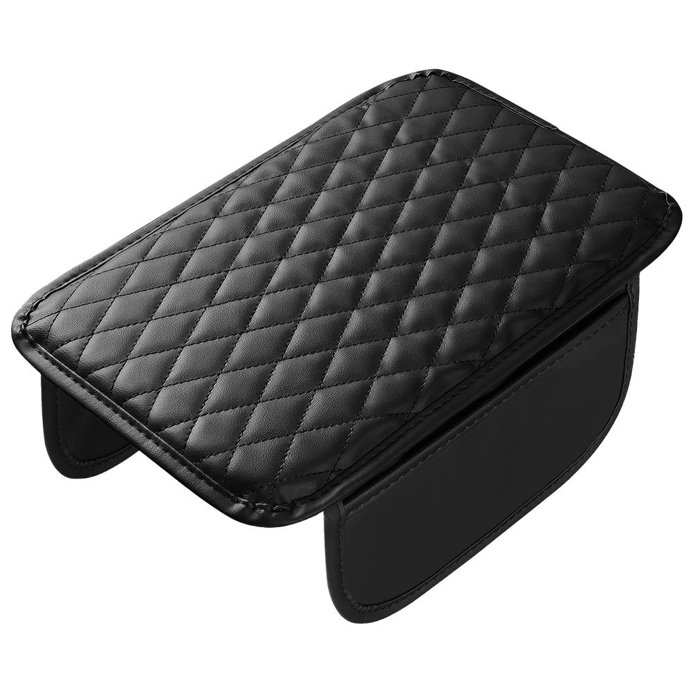 

Car Armrest Durable Nonslip Console Cushion Classic Black Center Center Console Pad Storage Interior Accessories