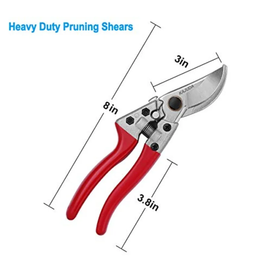 Tijeras de podar profesionales de 8 ", podadoras manuales para jardín, tijeras de jardinería, cortadoras para plantas, cortador de flores, floristería Scis