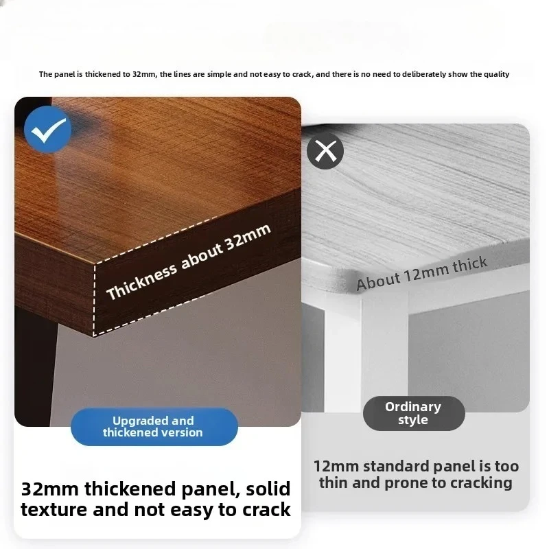 Double Computer  Desktop Home Office  Simple Bedroom Gaming  Work Desk Student Desk Writing