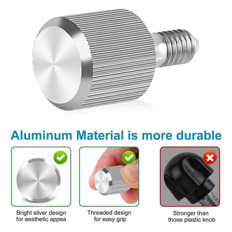 MAKE-4PCS مقبض مرفق برغي الإبهام لخلاطات حامل كيتشن ايد، قطع غيار برغي المحور
