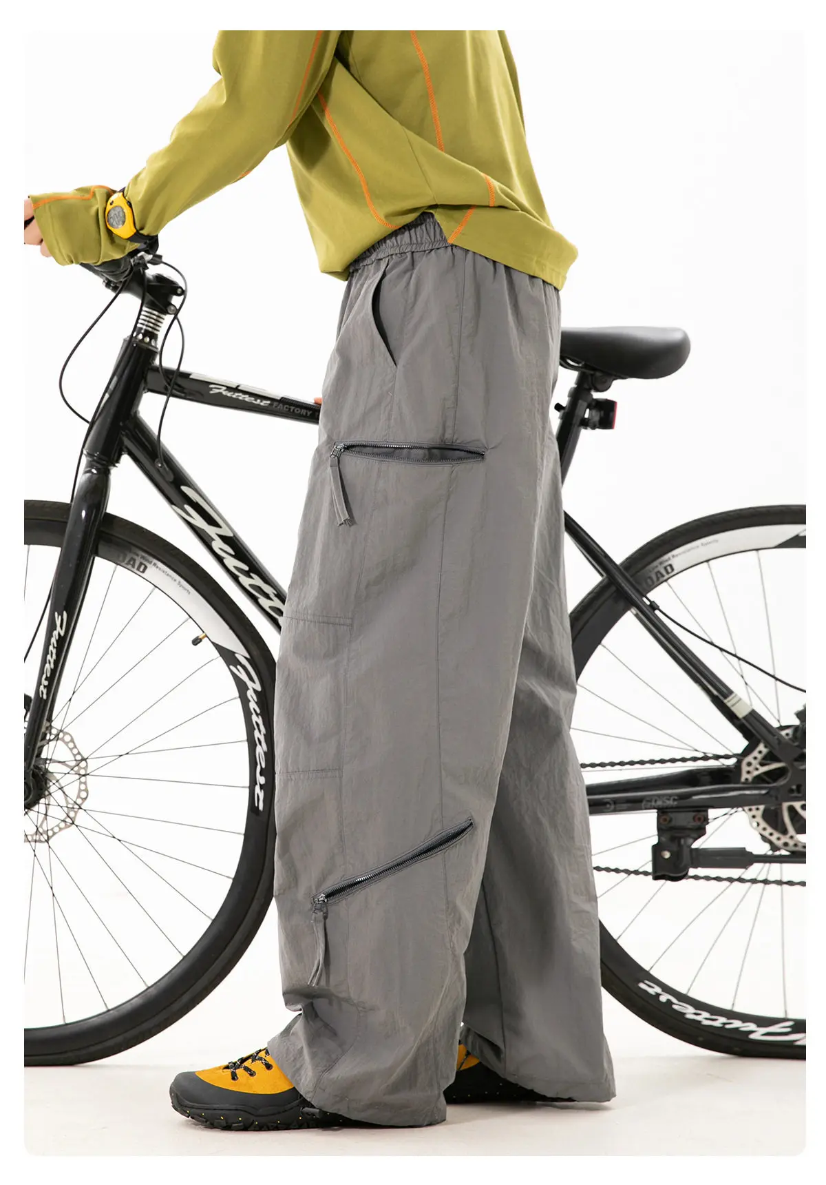 Herren Herbst Outdoor Wasserdichte Winddichte Taktische Cargohose - Locker Sitzende Sport-Freizeithose – Detail 6