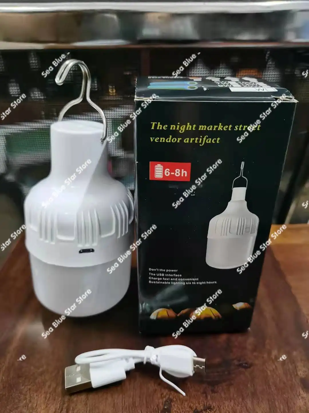 Ball Bulb Outdoor Emergency Charging Light BulbLED Night Market Stall Lighting Artifact USB Charging