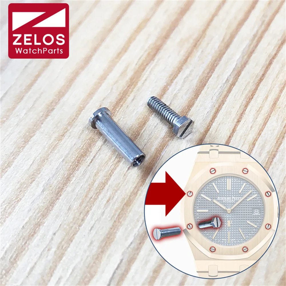 solid steel watch case back bezel screw set for AP Audemars Piguet RO Royal Oak Jumbo 15202 watch