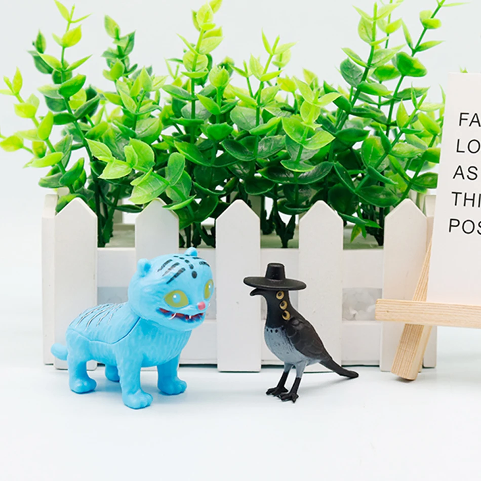 5/8/9 Uds Anime K pop Demon Hunt figura de tigre caja ciega serie decoración estatuas de juguete ornamento para Halloween Navidad regalos para niños