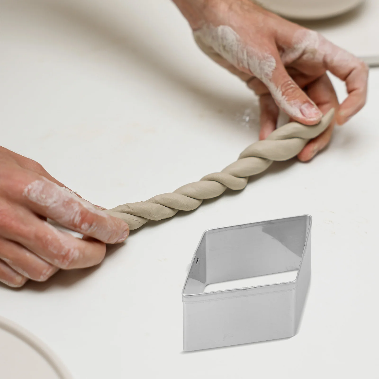 

1 Set Clay Cutters Earrings Making Tools Cutter Molds Rounded Edges For Polymer Clay Biscuits Fondant Cake Diy Jewelry