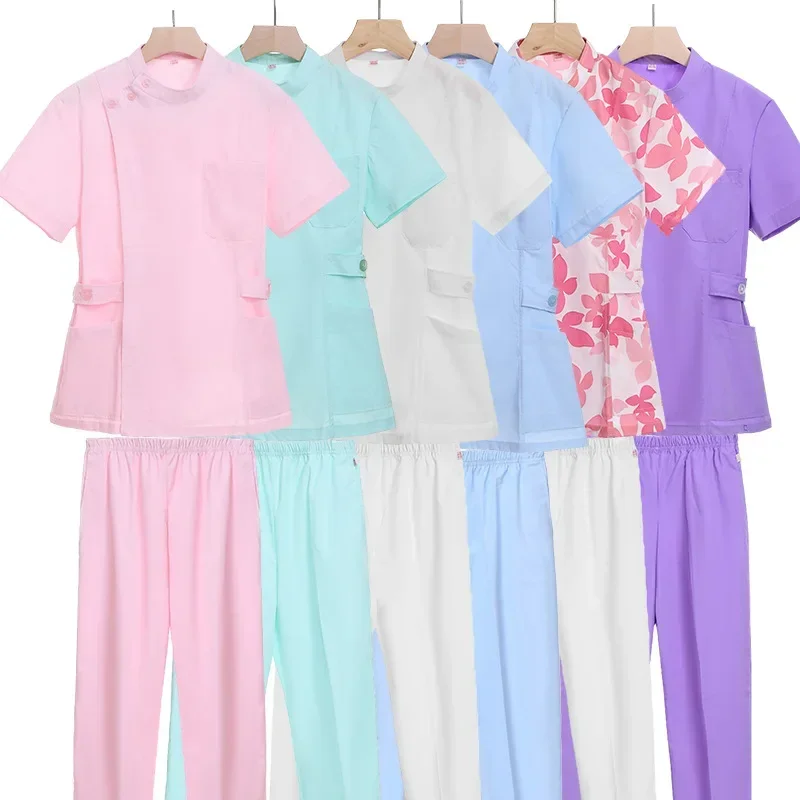 

Pharmacy Pet Hospital Nurse Uniform Scrubs Set Dentistry Doctor Overalls Lab Coat Spa Uniform Medical Surgical Uniforms