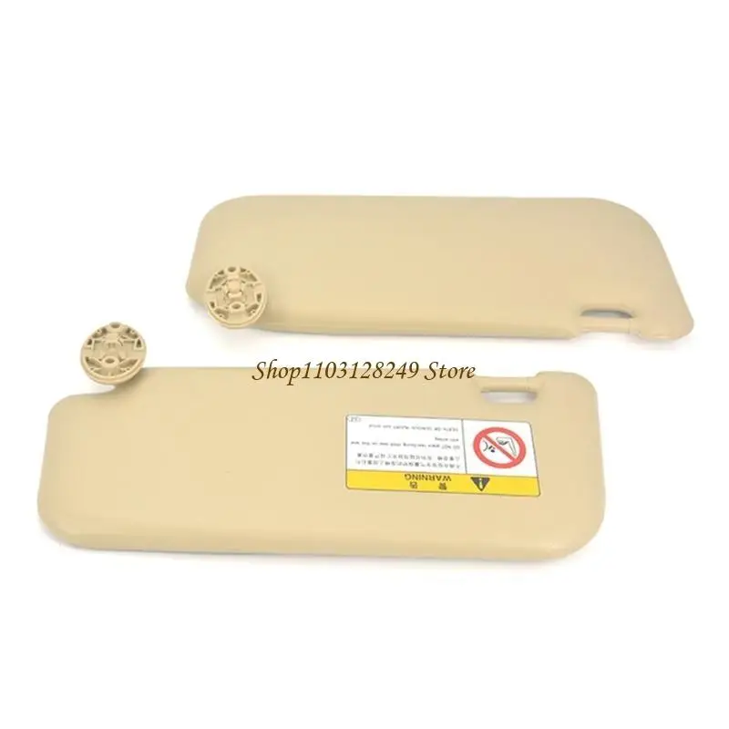 

N5KD Car Front Sun Visor Panel With Makeup Mirror Driver Passenger Side Right Left Sun Visor Mirror