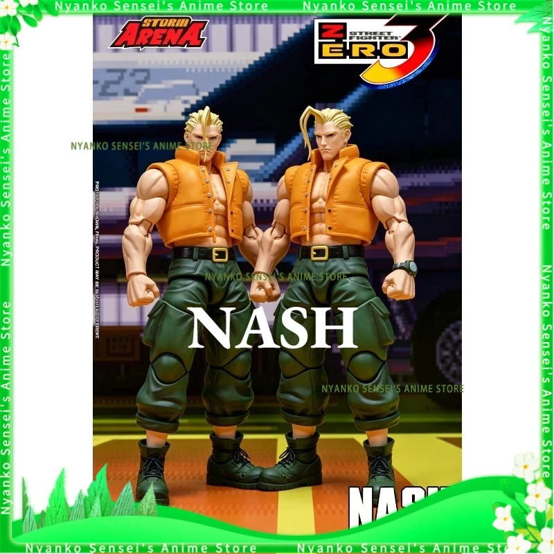 

In Stock Storm Collectibles Street Fighter Alpha 3 Charlie Nash SFSA05 1/12 Scale Action Figure Anime Model Trendy Toys Desktop