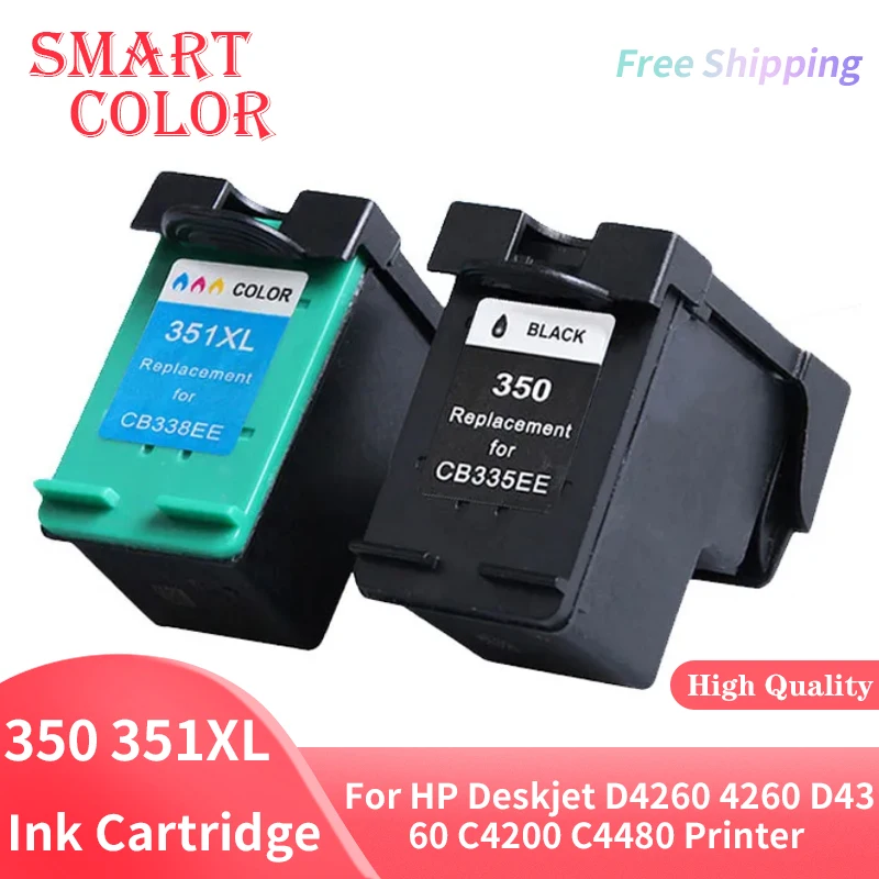 350 351XL Compatible Remanufactured Ink Cartridge Replacement For HP 350 351 XL For HP350 Deskjet D4260 4260 D4360 C4200 C4480