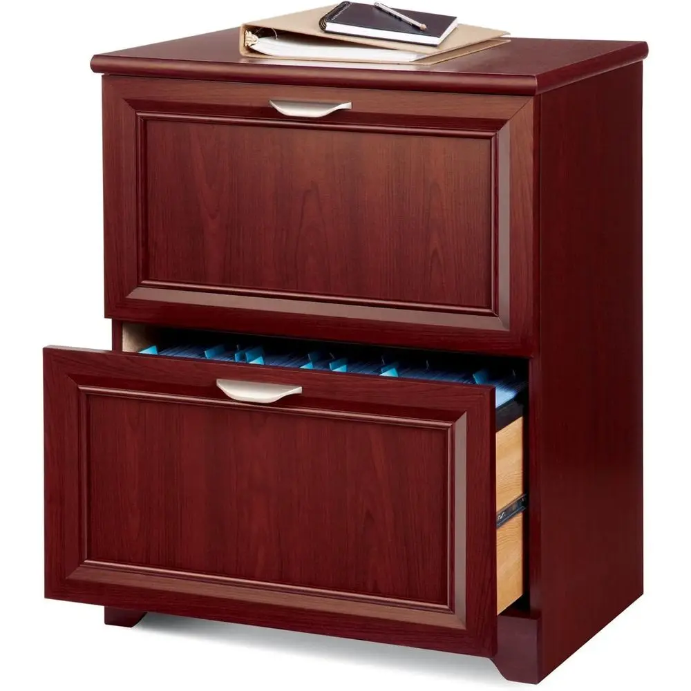 

23.5 Wide 16.5 Deep Classic Cherry Lateral File Cabinet