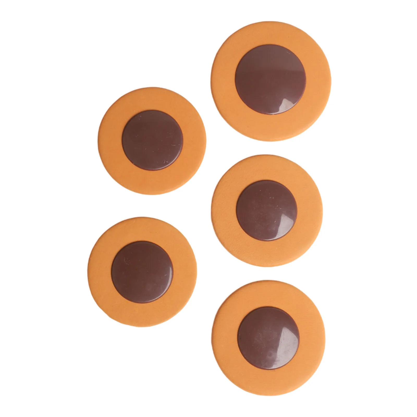 Brown Sax Pads Sax Pads For Saxophone Players Easy Installation High-quality Material Long Service Life Multiple Sizes