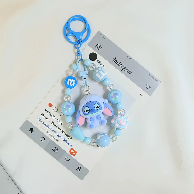 1 قطعة سلسلة مفاتيح عبر الحدود دمية لطيفة على شكل قلب فتاة معلقة للطلاب