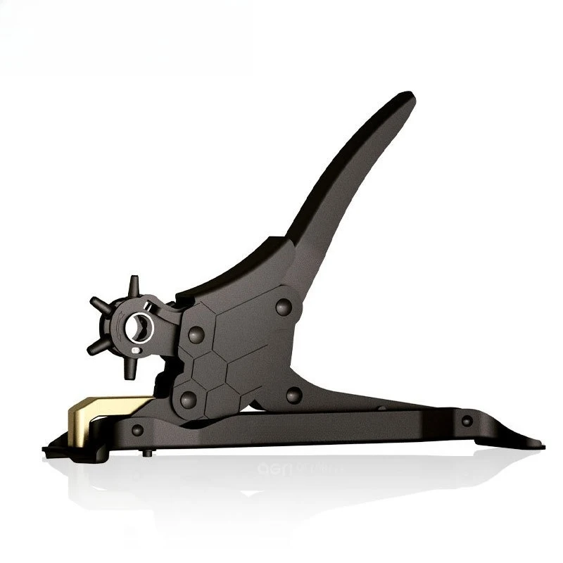 Heavy Duty Labor-Saving Desktop Belt Hole Punch Pliers Multifunctional Household Leather Strap Punch Tool