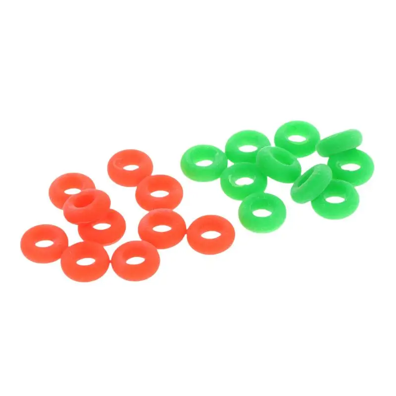 10Pcs Heavy Duty Silicone Rubber O Rings Wearproof Sheep Broken Tail Rings for Commercial Livestock Farm Use