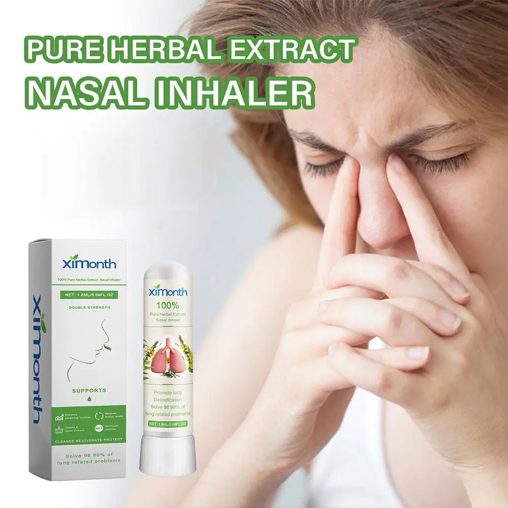 1/2/3/5 pçs inalador nasal de ervas sucção nasal vara congestão nasal desconforto nasal cuidados com o corpo vara produto de cuidados de saúde