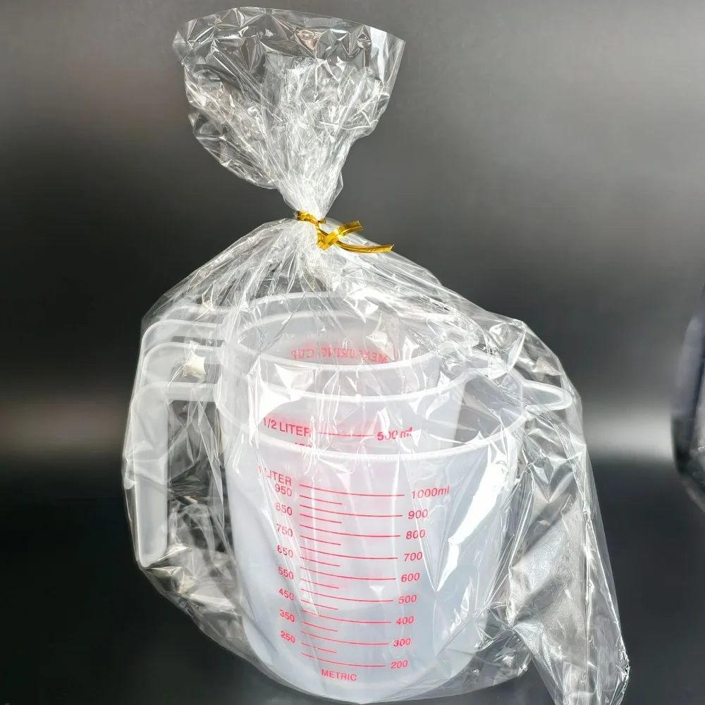 

Маркировка чашки Прозрачный пластиковый мерный стакан с носиком и ручками Градуированные мерные стаканчики Пластиковая кружка для измерения муки