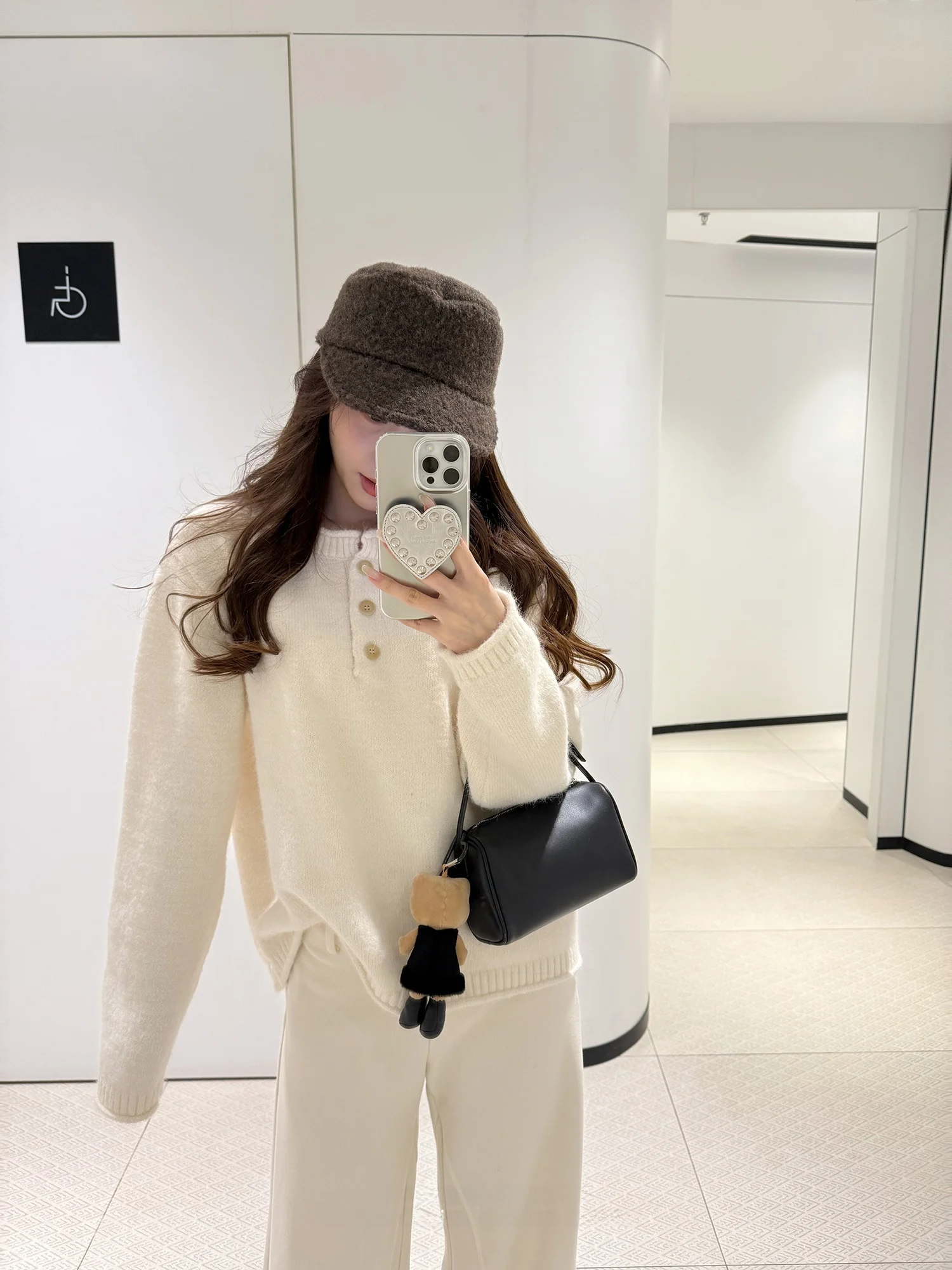 

Теплый круглый вязаный свитер с манжетами для женщин, мягкая зимняя модная одежда для дам от ystudio Studio