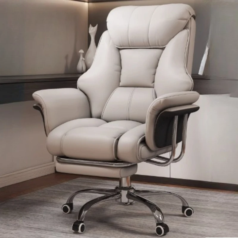 

pu leather Office Computer Chair Comfortable Sitting Business Gamer Chair Work Executive office Furniture Boss pedal Chair Home