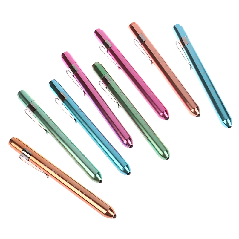 LED Flashlight Work Light First Aid Pen Light Torch Lamp Pupil Medical Pen Light
