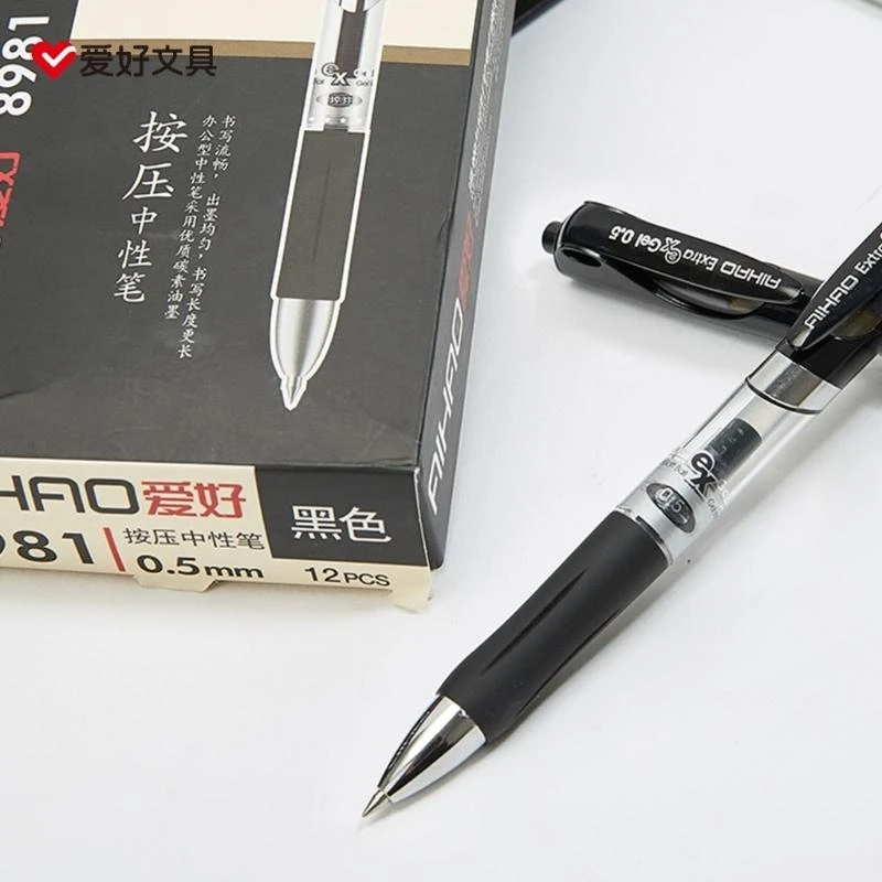 تدحرج أقلام الكرة الجافة الحبر الجاف 0.5 ملم نقاط جلسة هلام أقلام الحبر السائل