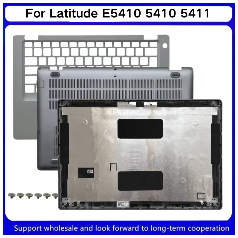 New For Kailxuling Latitude E5410 5410 5411 LCD Back Cover/Upper Case Cover/Bottom Case Cover 00W819 Silver 0NKPM7/A19998/